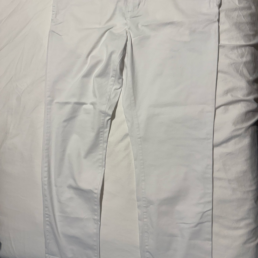Nordstrom Classic White Trousers